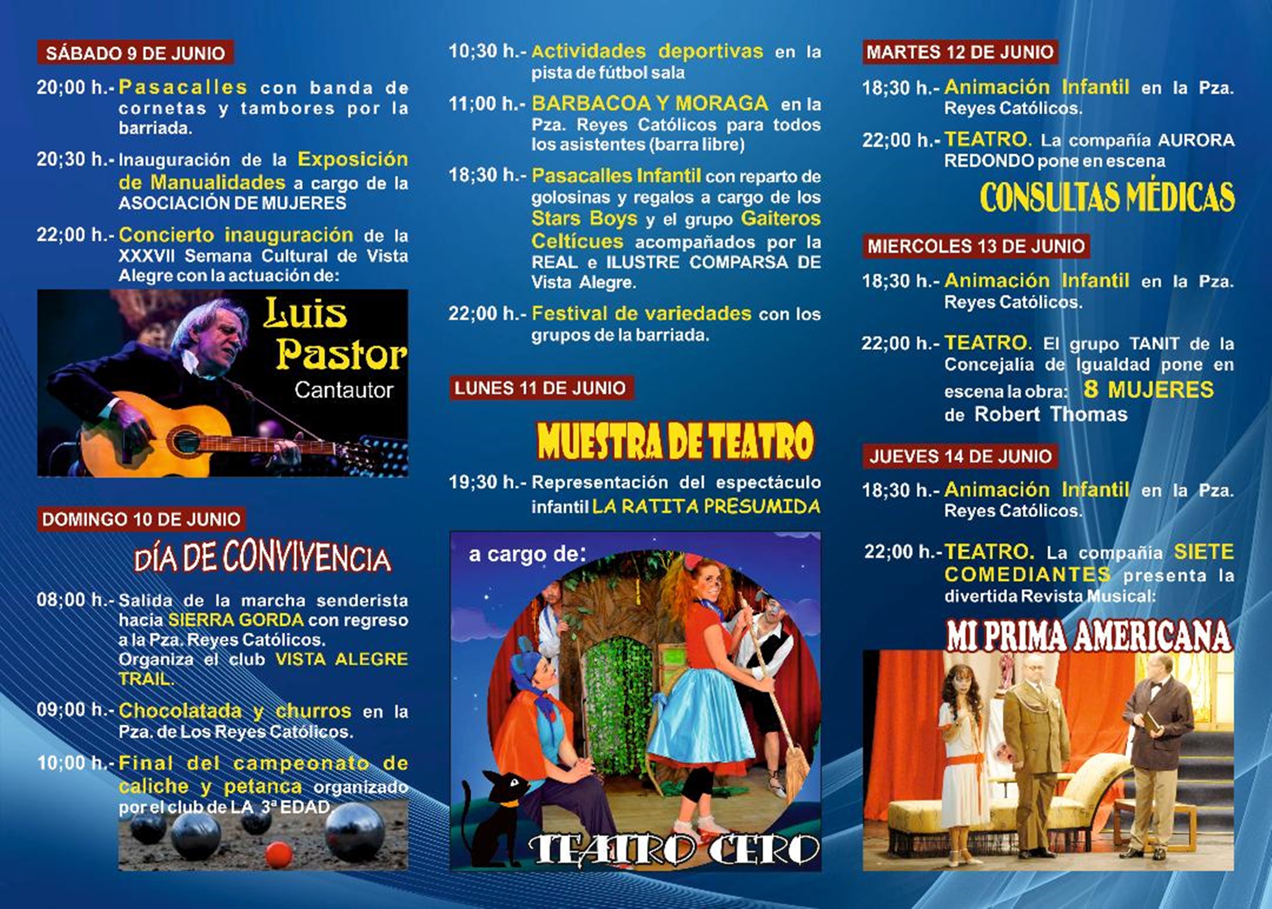 PROGRAMA SEMANA CULTURAL 2018
